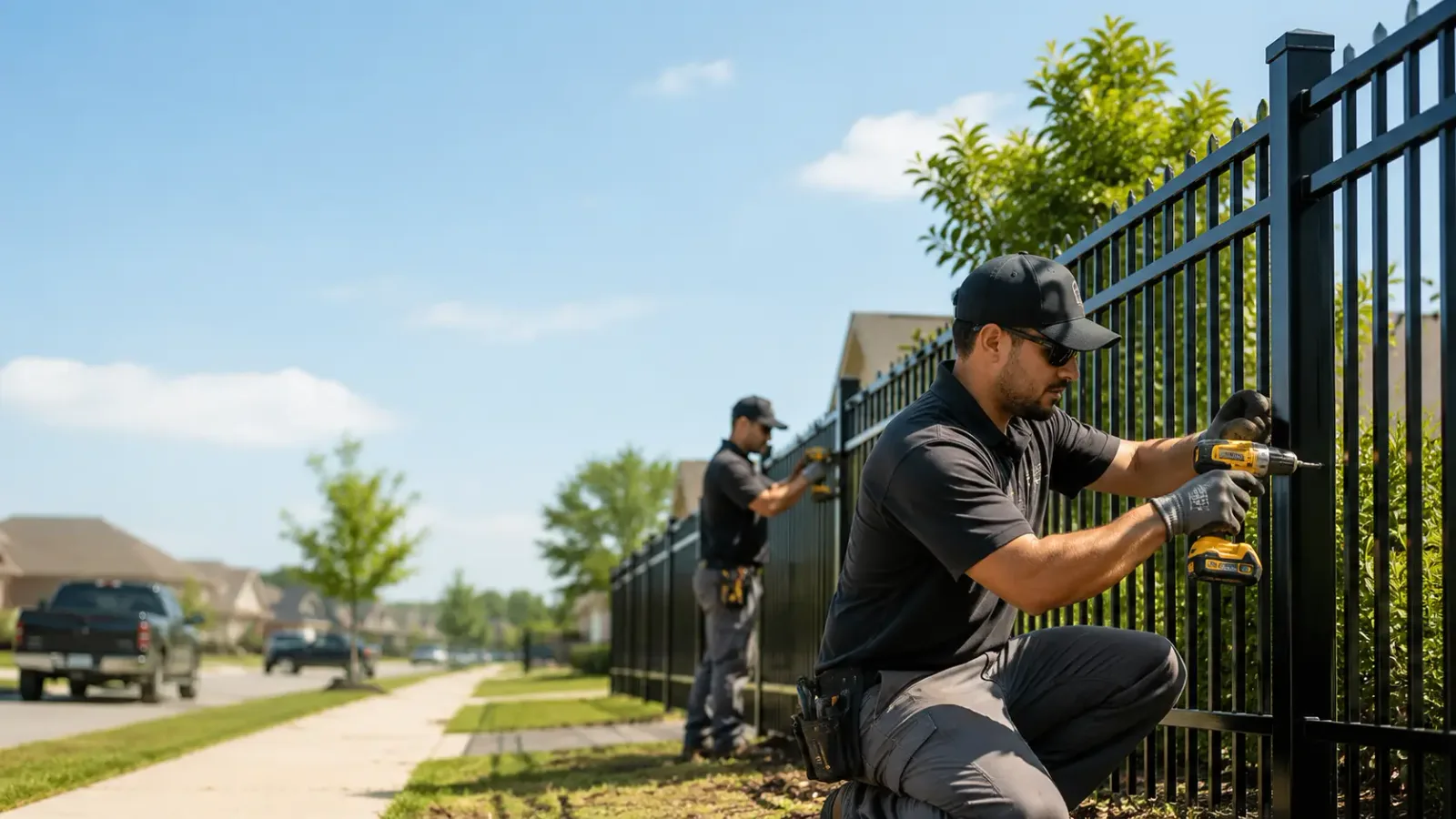 Metal Fence Installation in Wallingford, CT